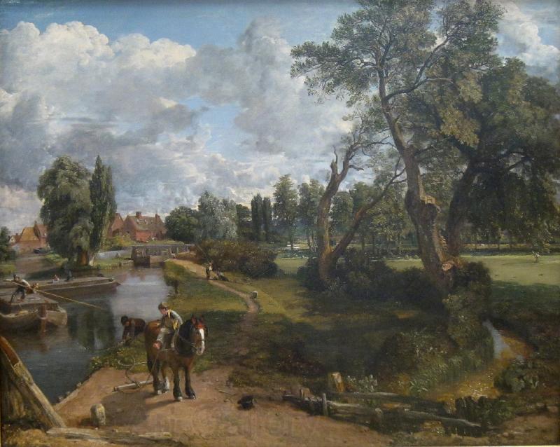 John Constable Flatford Mill or Scene on a Navigable River Spain oil painting art